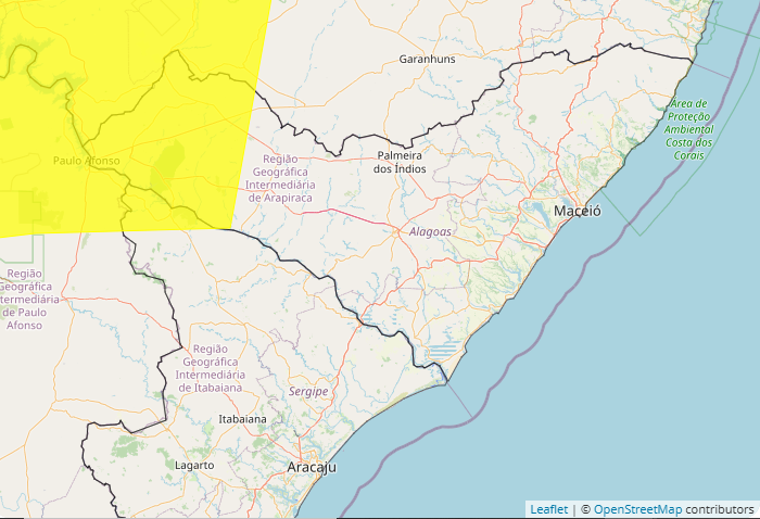 Alerta ligado: Inmet prevê baixa umidade em municípios de AL; veja quais são