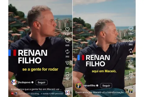 JHC reage a 'mudança' de Renan Filho em Maceió; campanha pode esquentar