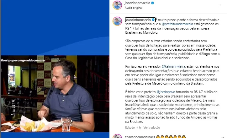 O que o tal de dr. Mário tem a ver com “JHC fazendo fuá” com dinheiro da Braskem?