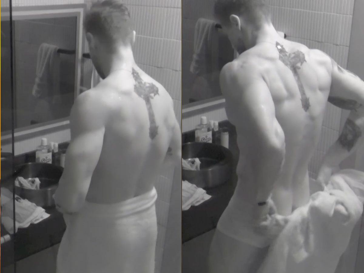 Jonas Sulzbach cumpre promessa ousada e toma banho sem roupa no BBB 26