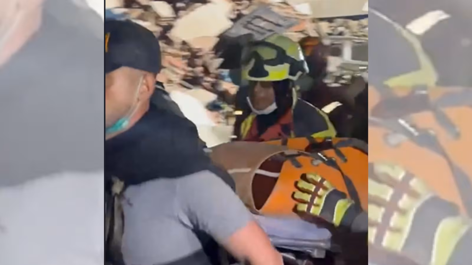 Criança de 11 anos é resgatada viva dos escombros do terremoto na Venezuela