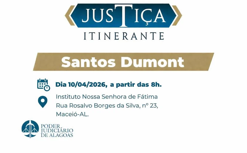 Moradores do Santos Dumont serão beneficiados pela Justiça Itinerante nesta sexta