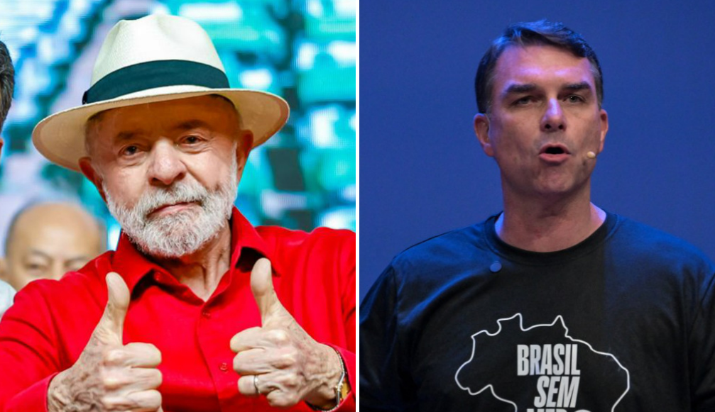 Lula e Flávio Bolsonaro aparecem empatados em cenário de 2º turno