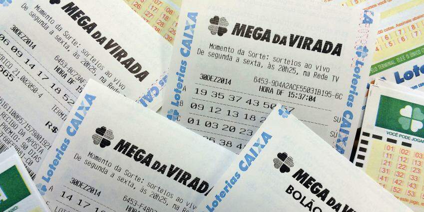 5 apostas dividiram prêmio de R$ 541 milhões