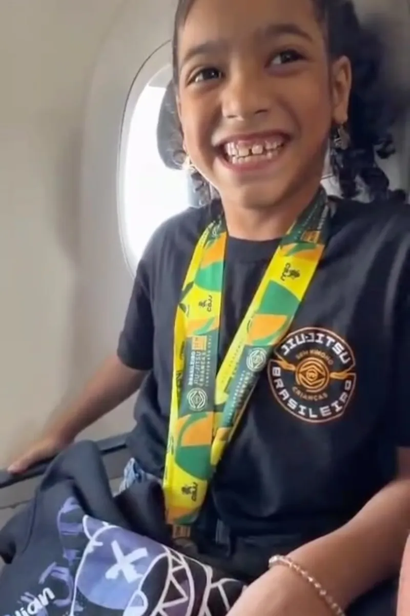 Atleta de 7 anos de Rio Largo é homenageada após vice no Brasileiro de Jiu-Jitsu