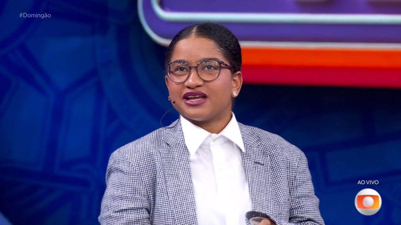 Barraco ao vivo: Tia Milena detona Alberto Cowboy no Domingão