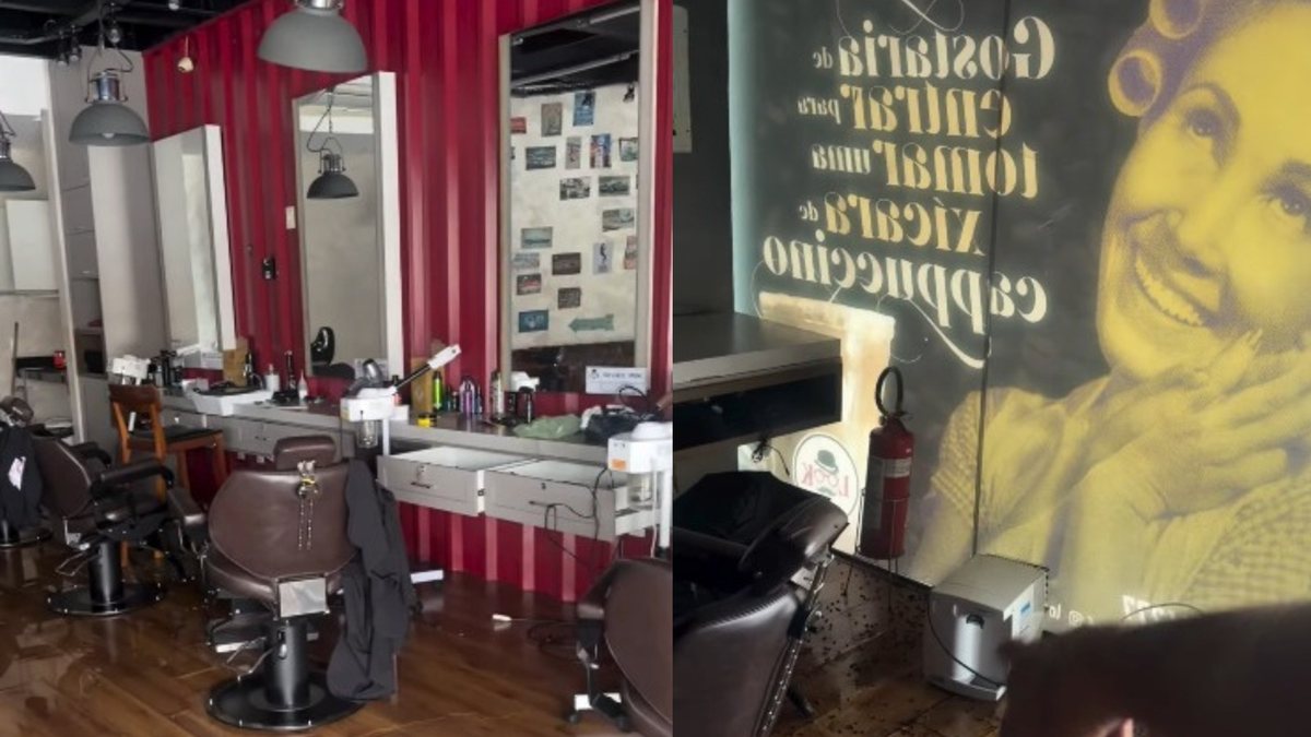 Barbearia é arrombada em Maceió e proprietário relata prejuízo de R$ 40 mil