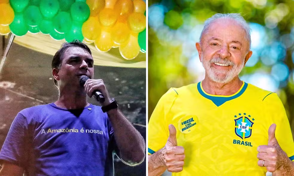 Flávio convoca apoiadores a usar 'camisa do Bolsonaro' durante a Copa
