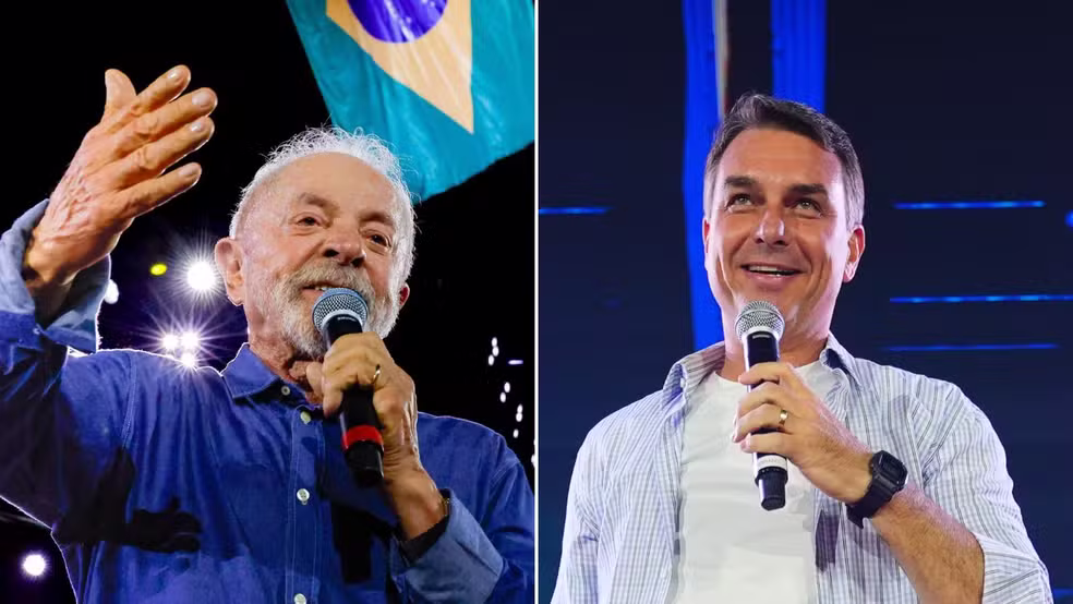 Pesquisa aponta empate técnico entre Lula e Flávio Bolsonaro no 2º turno