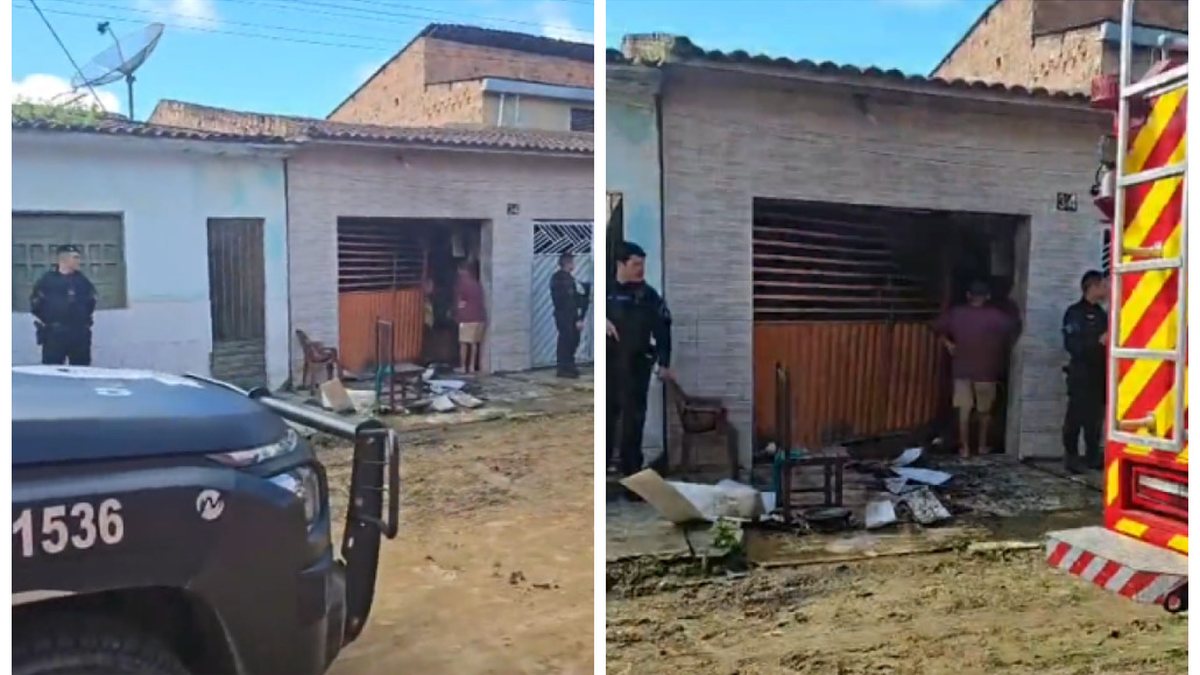 Casa de suspeito de matar sogro é atingida por incêndio em São Miguel dos Campos