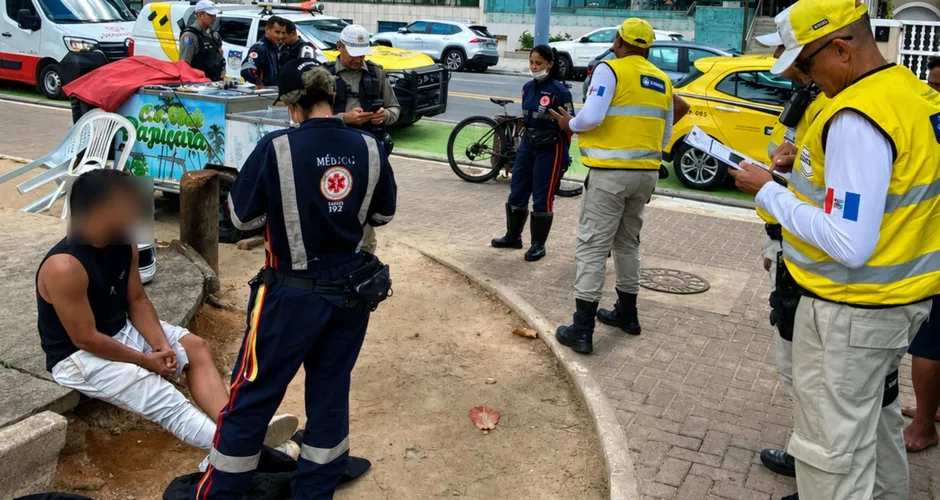Motociclista embriagado atropela ciclista de 76 anos na Pajuçara