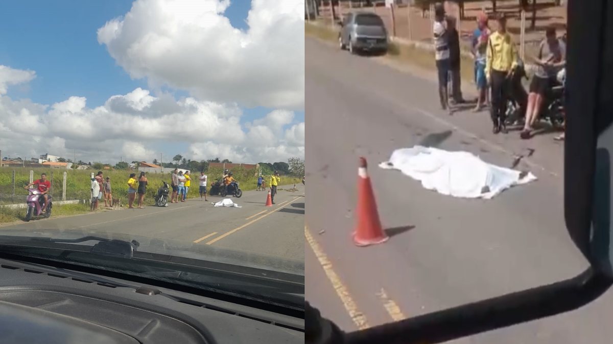 Motociclista morre após ser atingido por carro ao cruzar a AL-110, em São Sebastião