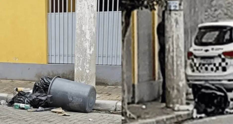 Mulher é encontrada morta dentro de lata de lixo