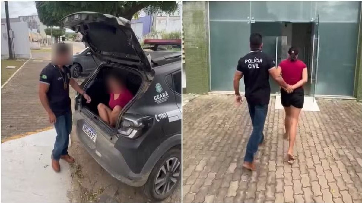 Mulher presa pela PC no Ceará após vídeo íntimo com adolescente