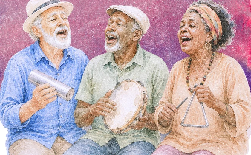 Lar do Bom Samaritano recebe projeto Vivências Musicais para 60+