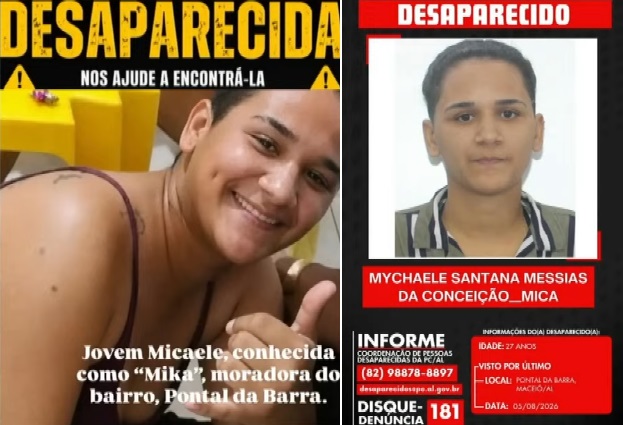 Moto usada por jovem desaparecida no Pontal é achada em oficina pela PC