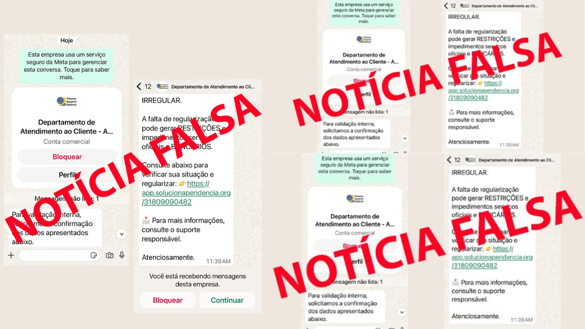 TRE de Alagoas alerta população sobre golpe com link falso de pendências