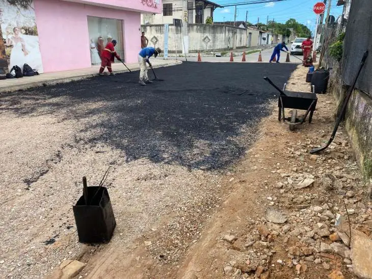 Avenida de Antares recebe 95 toneladas de asfalto para melhorar circulação