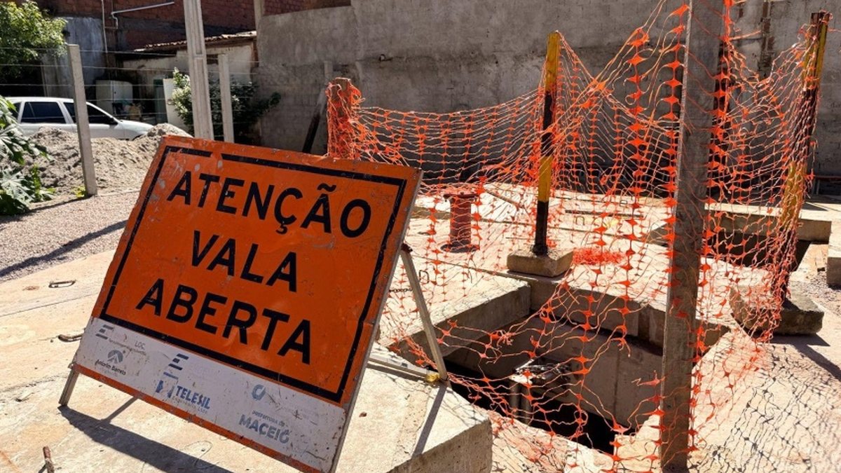 Obras de saneamento no Litoral Norte de Maceió chegam a 94%
