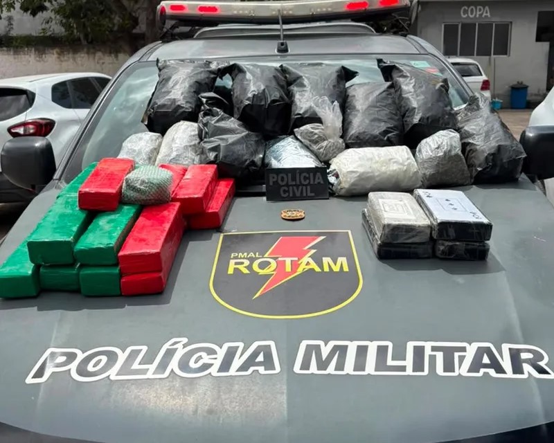 Operação encontra quase 30kg de drogas enterradas em Arapiraca