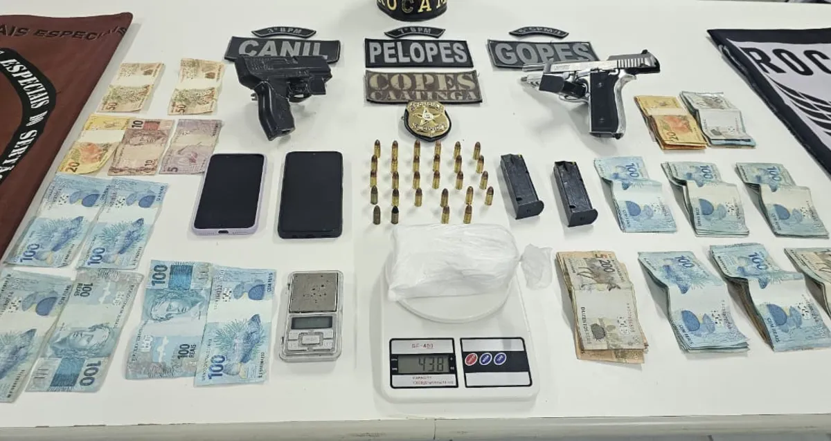 Operação no Sertão de AL prende suspeito e apreende cocaína, arma e dinheiro