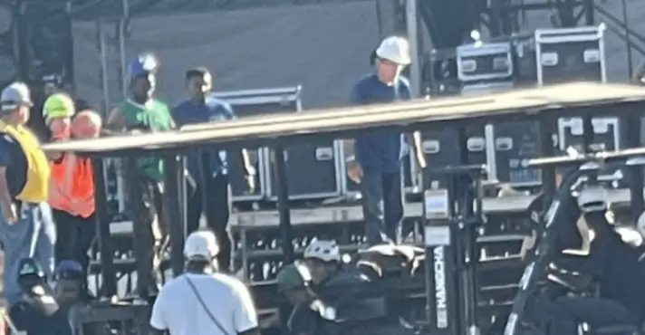Trabalhador morre na montagem do palco para show de Shakira