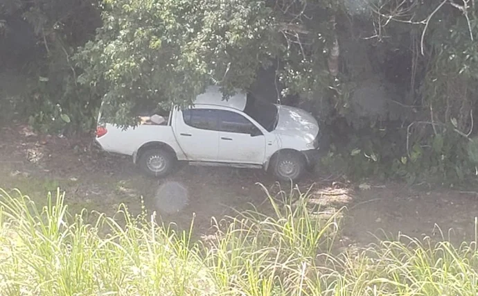 Helicóptero da PM encontra caminhonete roubada escondida em Rio Largo