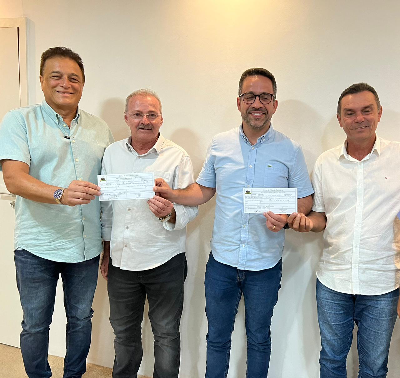 “Baixa” no PP de Arthur Lira e no PL de Bolsonaro: MDB filia dez novos prefeitos