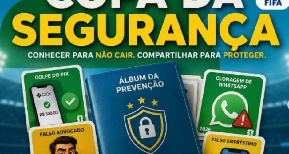 PCAL lança álbum de figurinhas para prevenir golpes virtuais