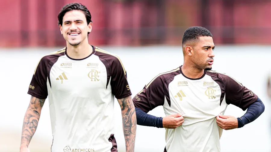 Pedro e Samuel Lino voltam da Seleção e reforçam treino do Flamengo