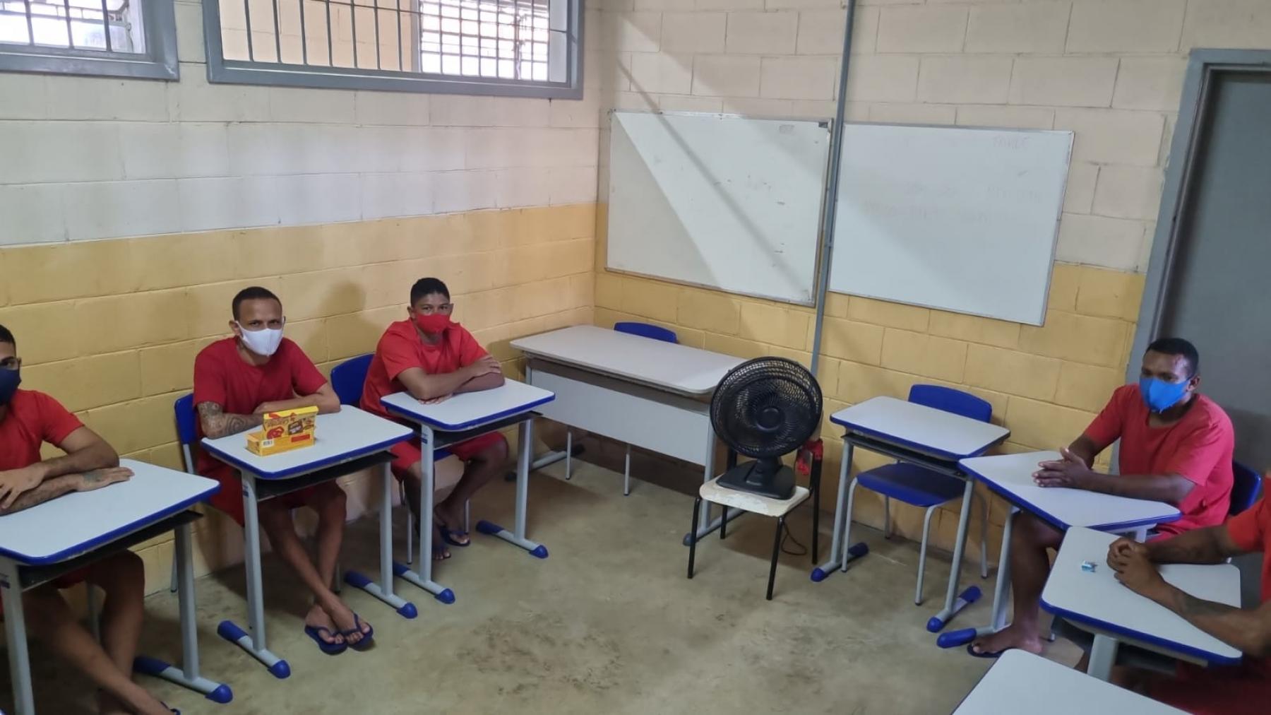 Penitenciária de segurança máxima de AL oferece, pela primeira vez, educação formal aos custodiados