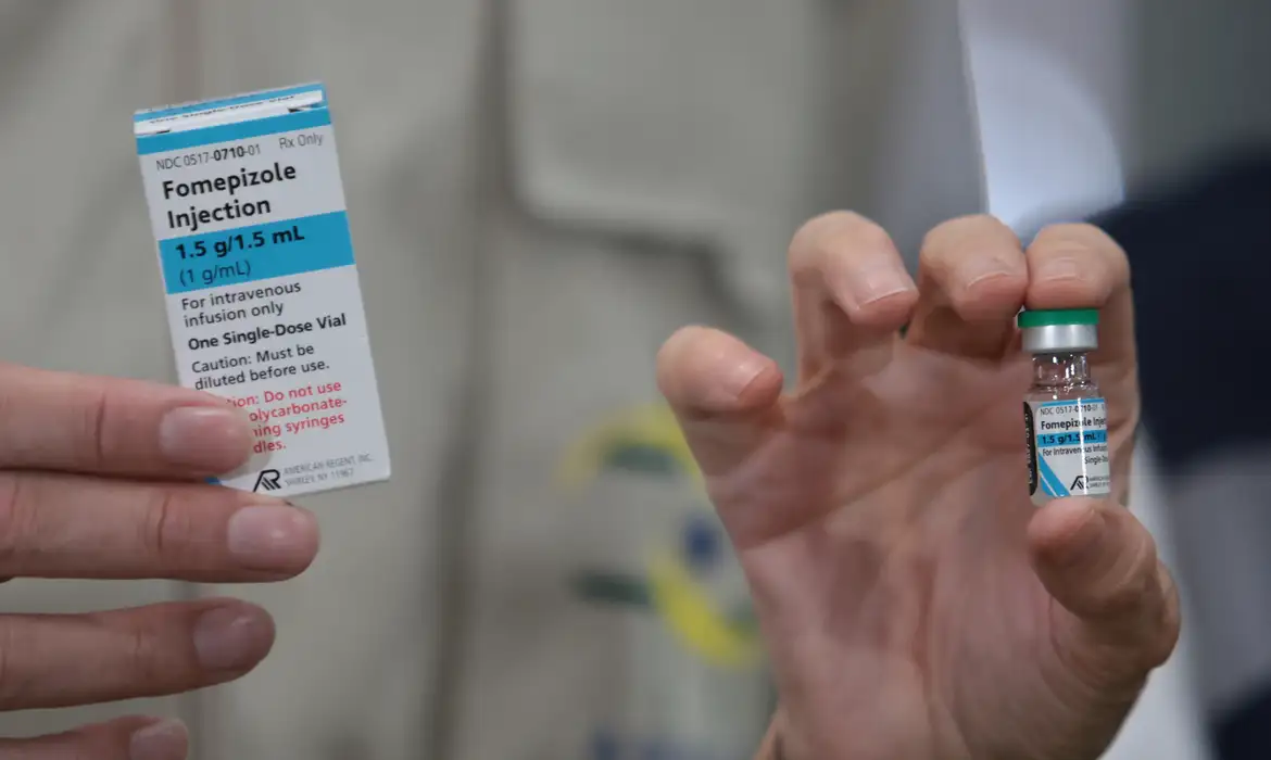 Alagoas recebe primeiras doses de antídoto para intoxicação por metanol