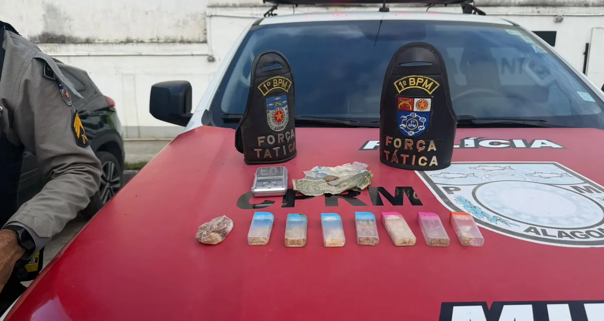 PM prende suspeito de tráfico que trocava objetos furtados por crack