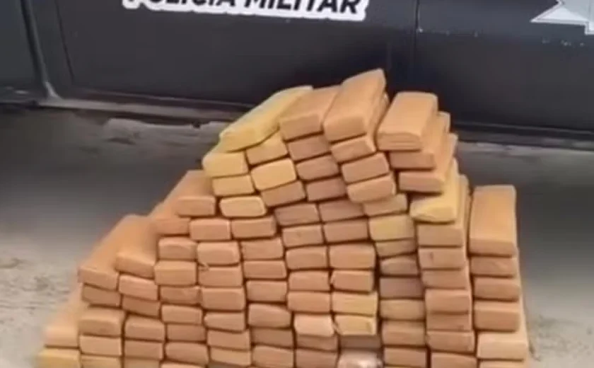 Idoso de 69 anos é preso com 105 kg de maconha em Marechal Deodoro