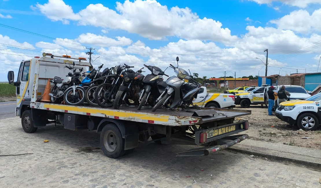 Operações em AL apreendem drogas e dez motos com irregularidades