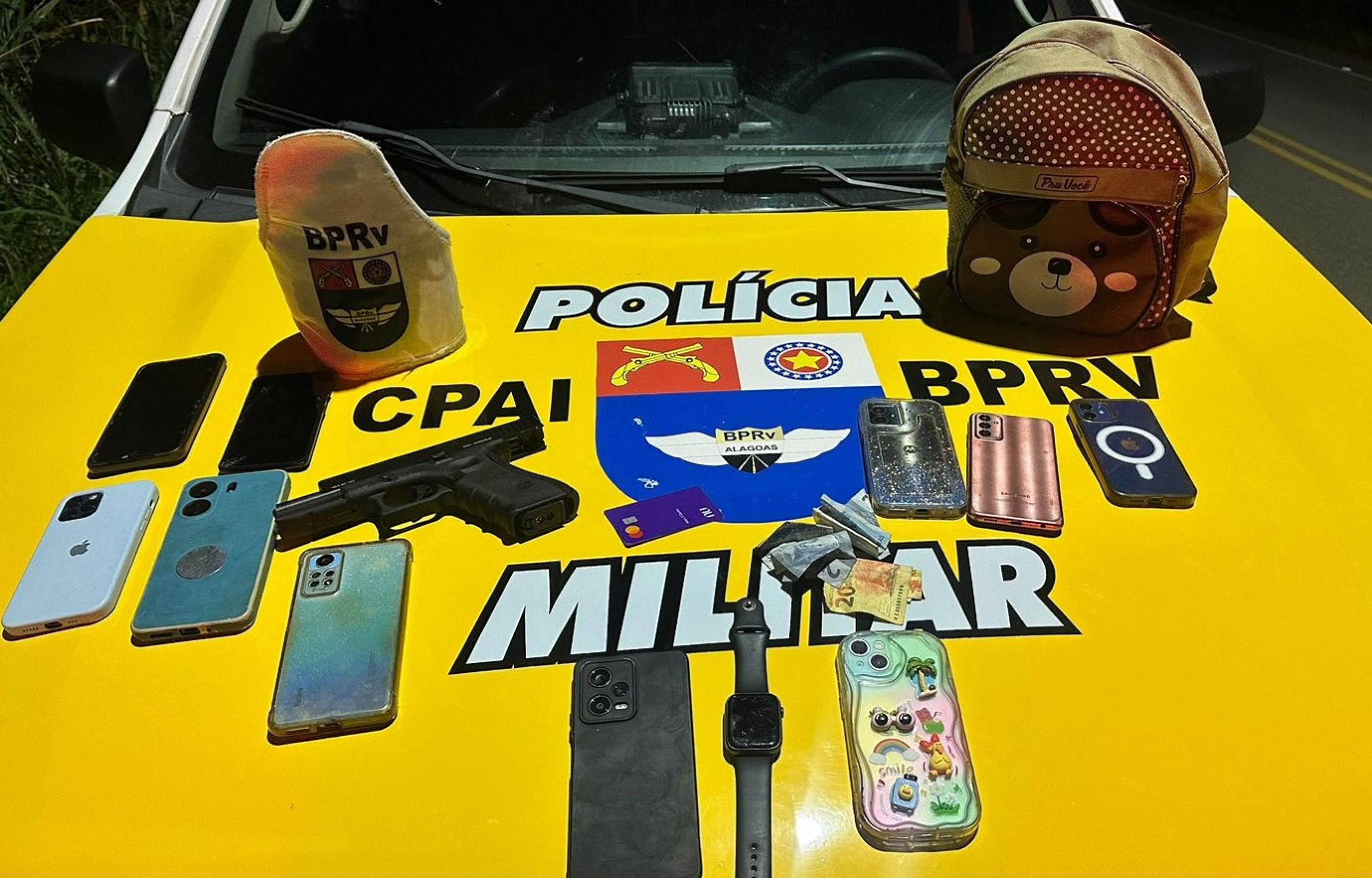 Trio é preso acusado de sequência de roubos em Paripueira
