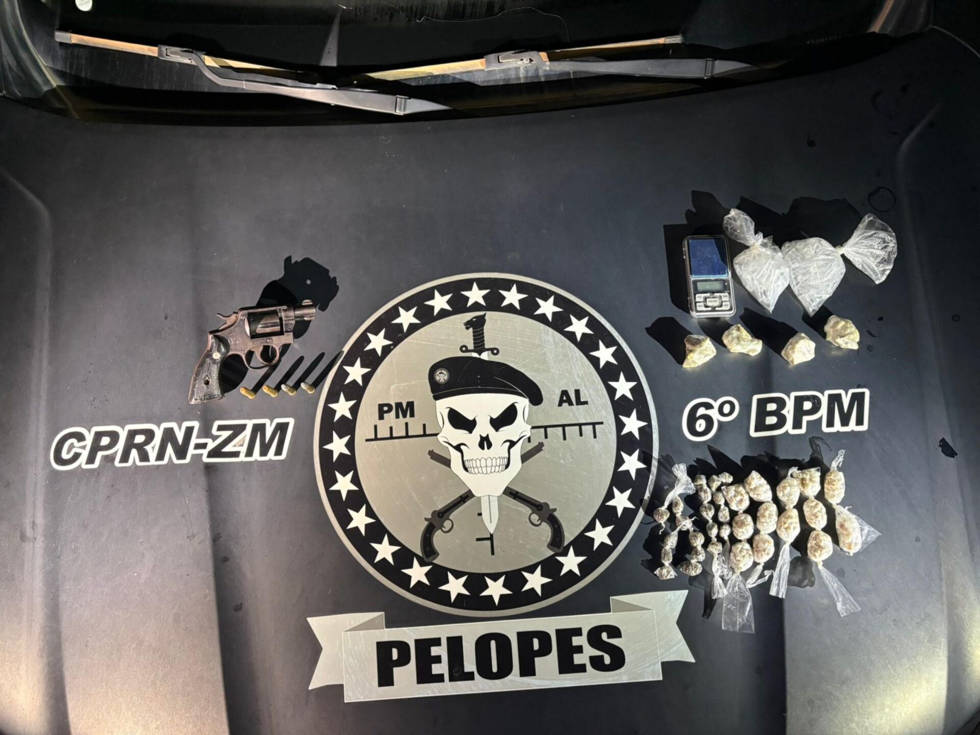 Polícia Militar prende suspeito de chefiar tráfico em Porto Calvo