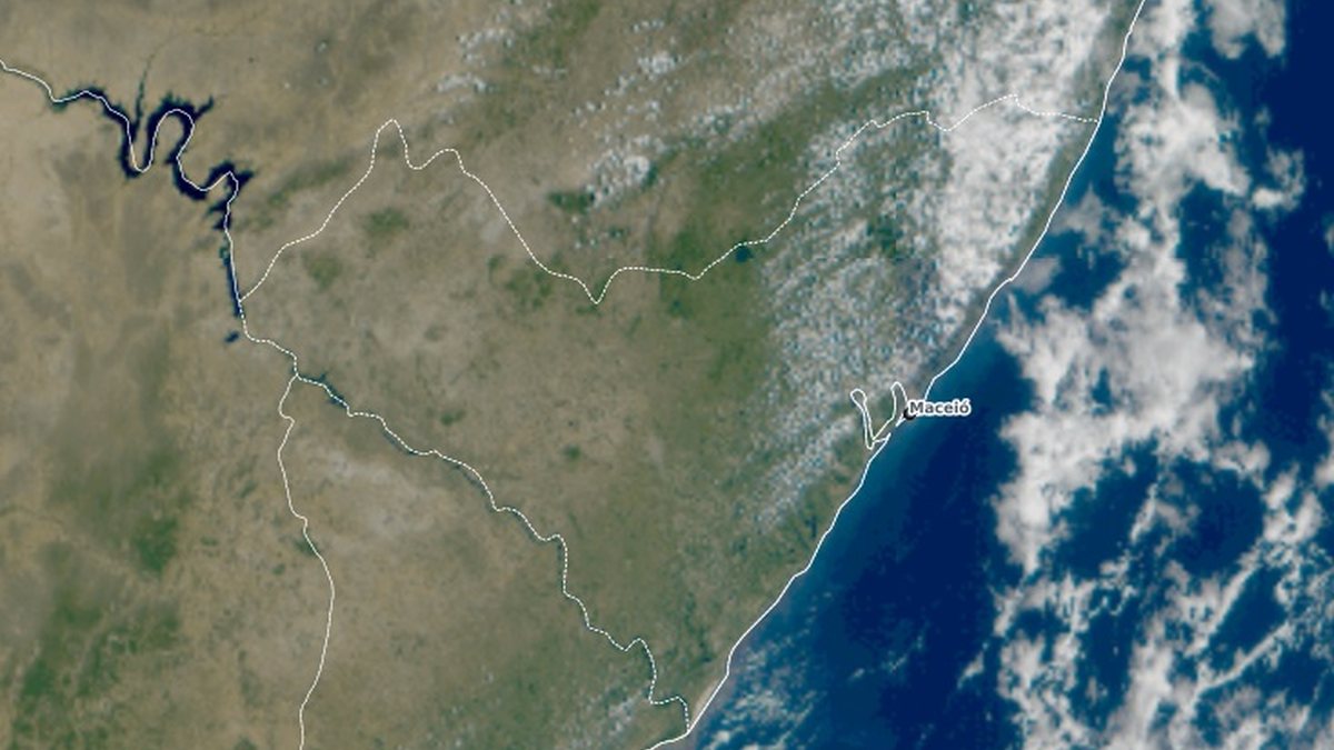 Confira a previsão do tempo para esta quinta feira 3 em Alagoas