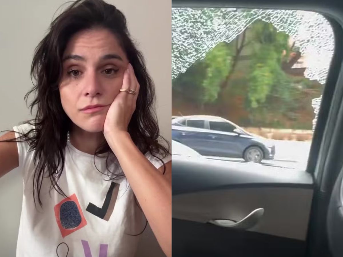 Namorada de Fábio Porchat sofre tentativa de assalto e se fere com estilhaços