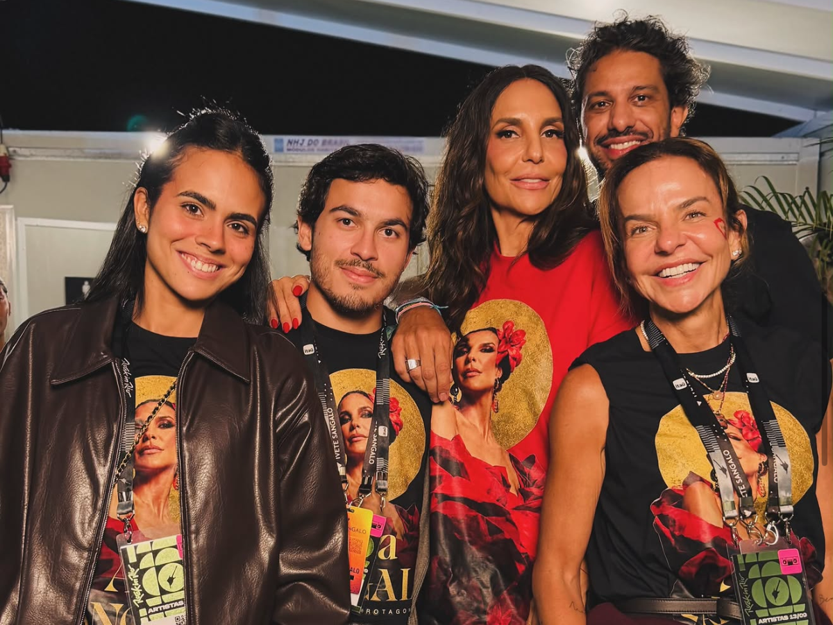 Ivete Sangalo surge com o namorado Tiago Maia em foto no Rock in Rio