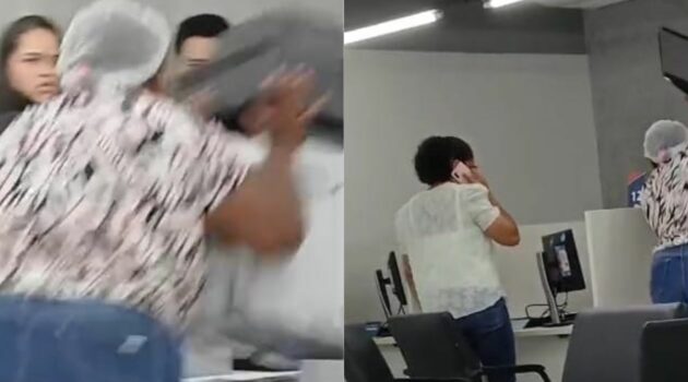 Vídeo: mulher quebra 11 equipamentos de distribuidora de energia e denuncia 15 dias sem luz