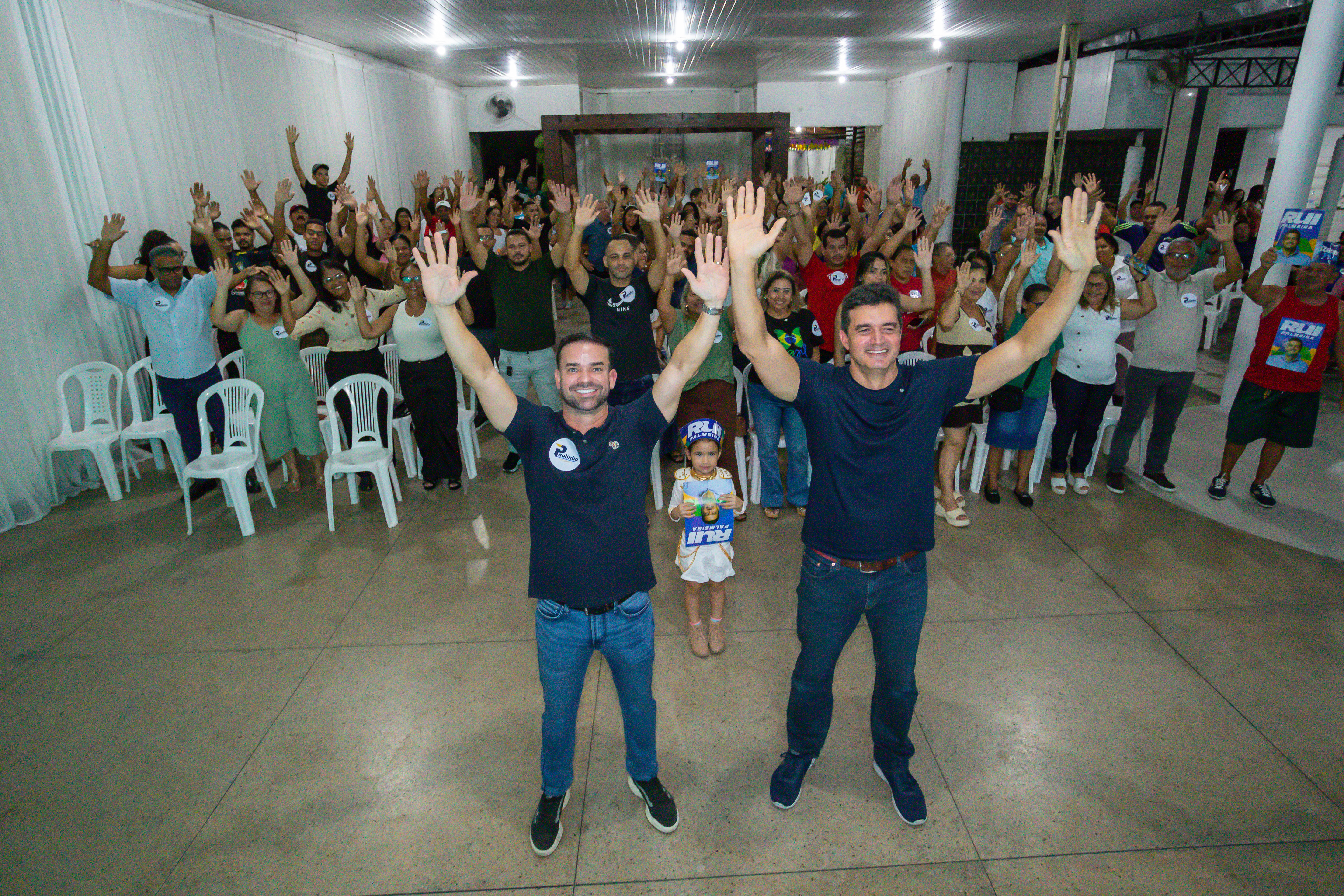 'Encontro do time que Alagoas confia' reúne apoiadores na parte alta de Maceió