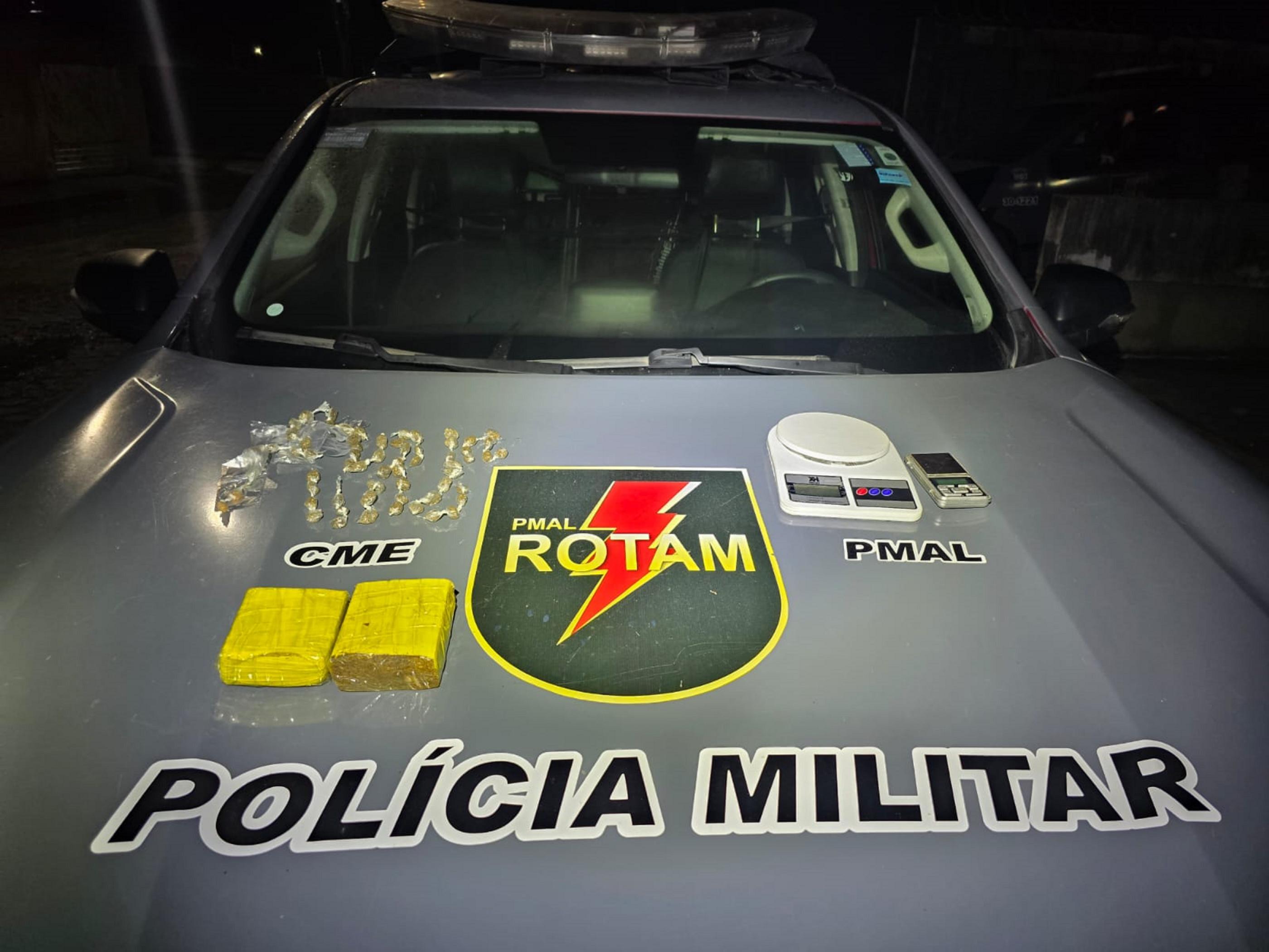Rotam prende foragido com drogas durante ação na zona rural de Coruripe