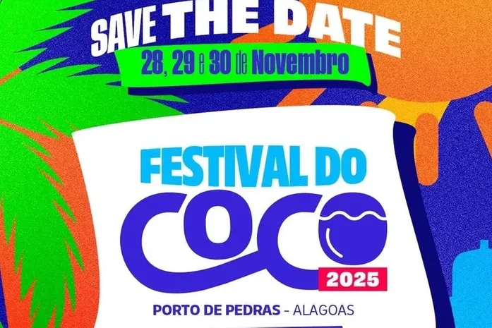 Porto de Pedras anuncia Festival do Coco 2025, garantindo que será o maior evento do ano no Norte de AL