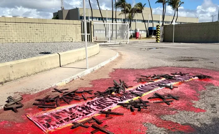Protesto na Braskem denuncia crimes ambientais e exige reparação por danos em Maceió