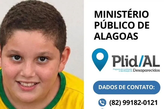 Menino de 10 anos desaparecido em Alagoas é encontrado dentro de ônibus em Sergipe