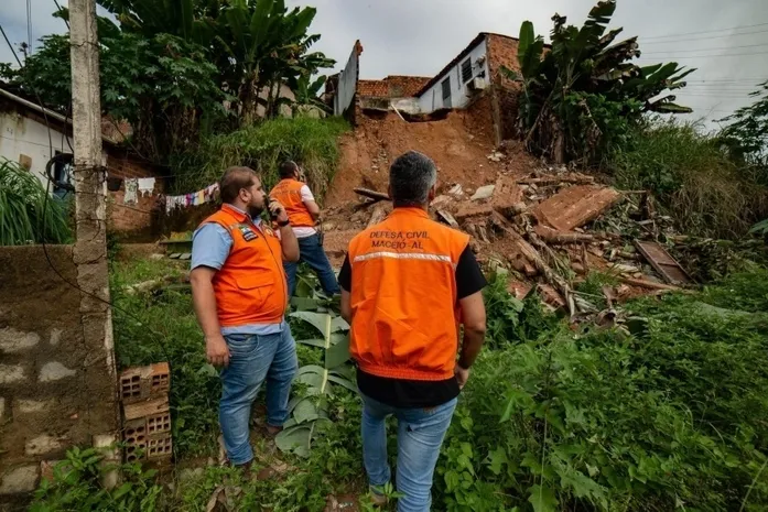 Chuva em Maceió já ultrapassa metade do previsto para julho, informa Defesa Civil