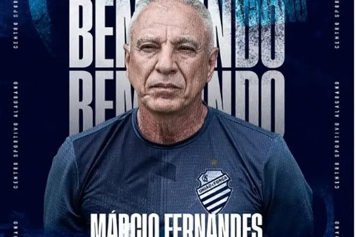 CSA oficializa Márcio Fernandes como novo técnico