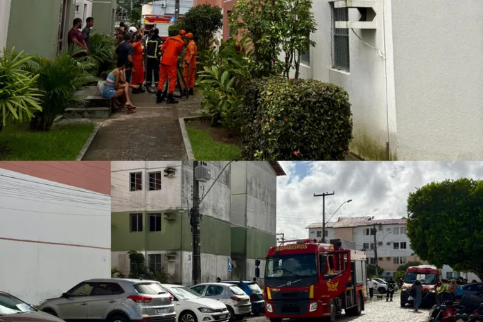 Incêndio mobiliza Bombeiros em condomínio no Antares, em Maceió