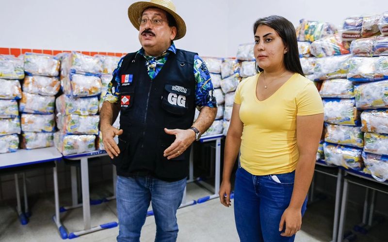 Rio Largo: Entrega de cestas básicas é feita à alunos da rede municipal